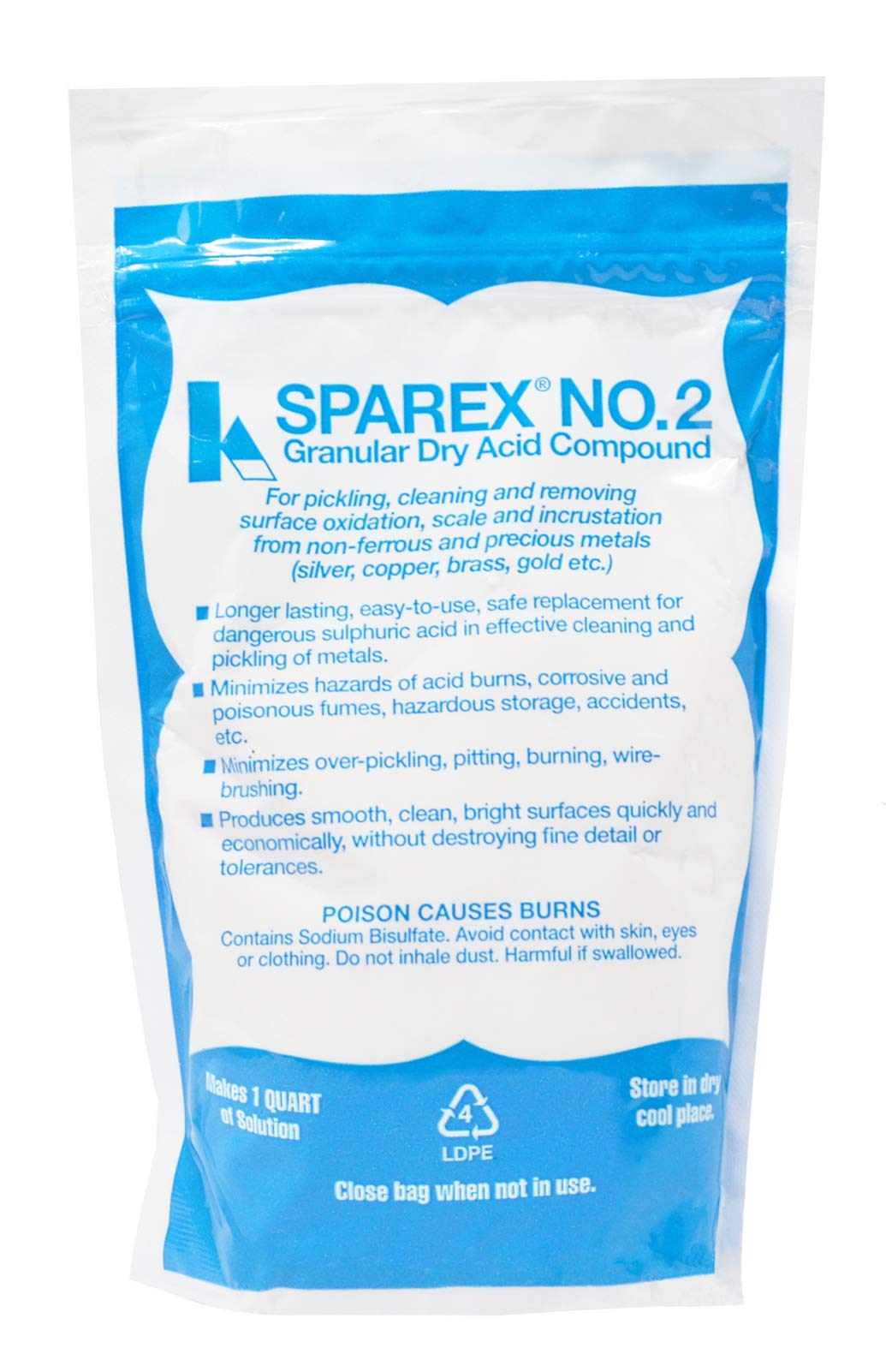 Amazon.com: 10 Oz No 2. Sparex Granular Dry Acid Compound for